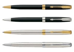 画像1: ソネット　ボールペン（マット／ステンレススチール）